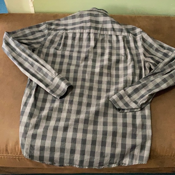 ALFANI checkered button up - Picture 6 of 6